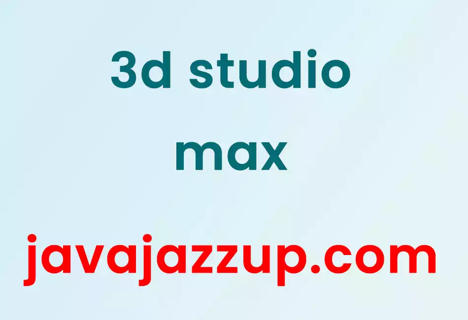 3d studio max